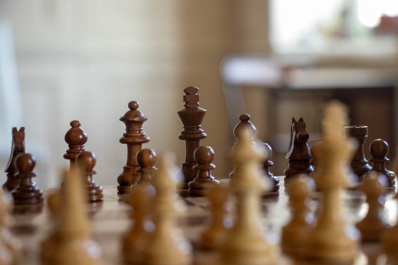 Chess pieces representing strategic thinking